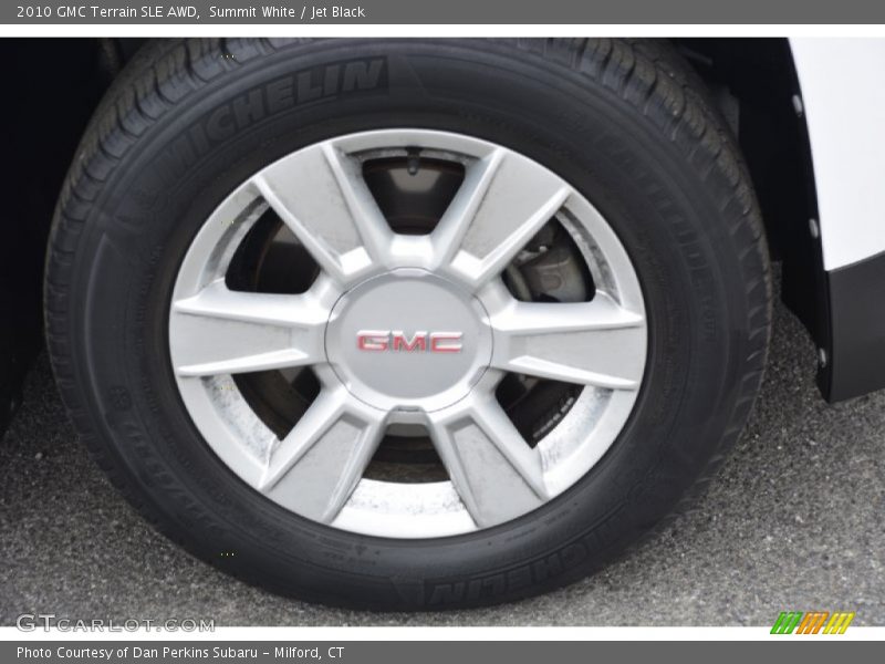 Summit White / Jet Black 2010 GMC Terrain SLE AWD