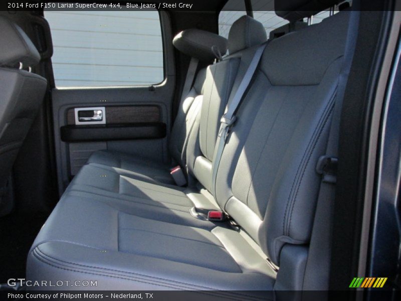 Blue Jeans / Steel Grey 2014 Ford F150 Lariat SuperCrew 4x4