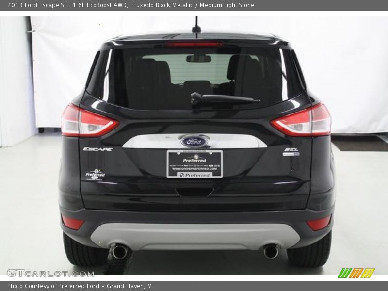 Tuxedo Black Metallic / Medium Light Stone 2013 Ford Escape SEL 1.6L EcoBoost 4WD