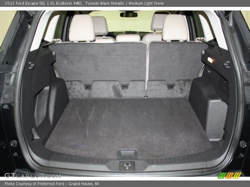 Tuxedo Black Metallic / Medium Light Stone 2013 Ford Escape SEL 1.6L EcoBoost 4WD