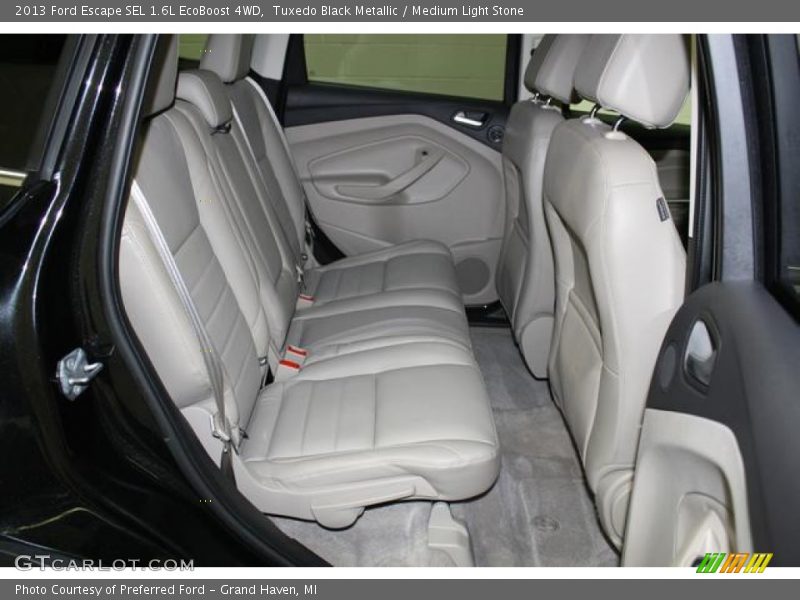 Tuxedo Black Metallic / Medium Light Stone 2013 Ford Escape SEL 1.6L EcoBoost 4WD