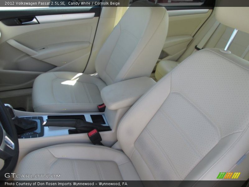 Candy White / Cornsilk Beige 2012 Volkswagen Passat 2.5L SE