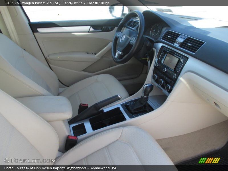 Candy White / Cornsilk Beige 2012 Volkswagen Passat 2.5L SE
