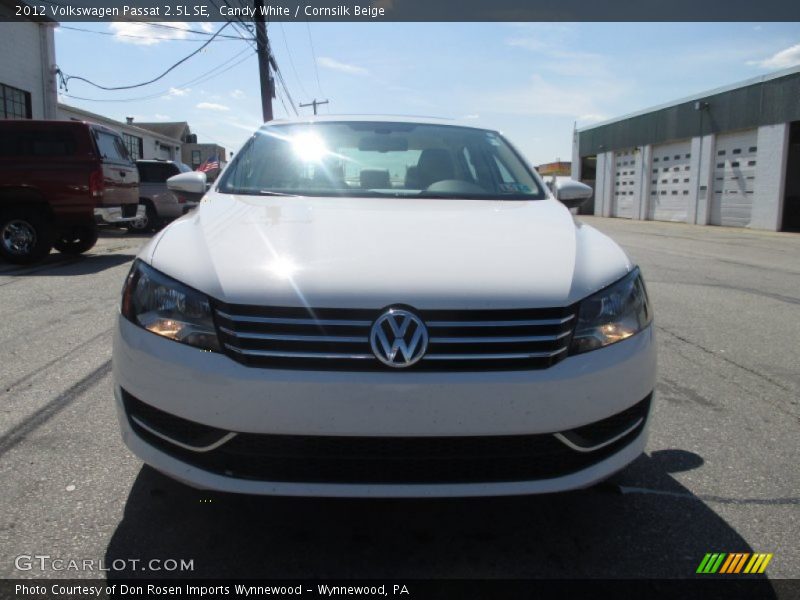 Candy White / Cornsilk Beige 2012 Volkswagen Passat 2.5L SE