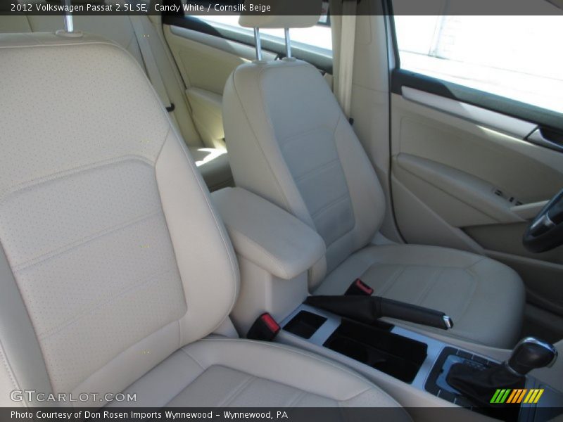 Candy White / Cornsilk Beige 2012 Volkswagen Passat 2.5L SE