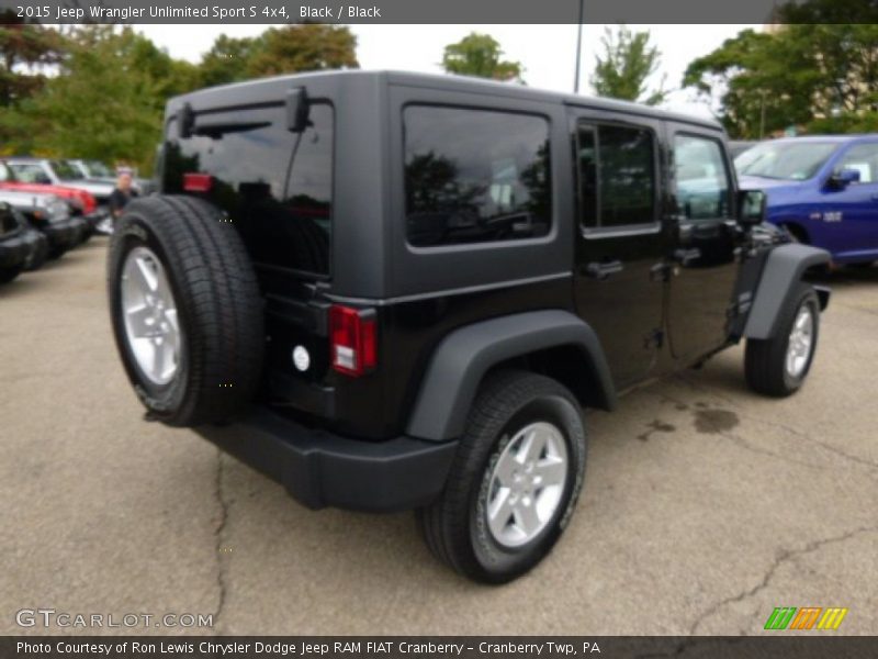 Black / Black 2015 Jeep Wrangler Unlimited Sport S 4x4