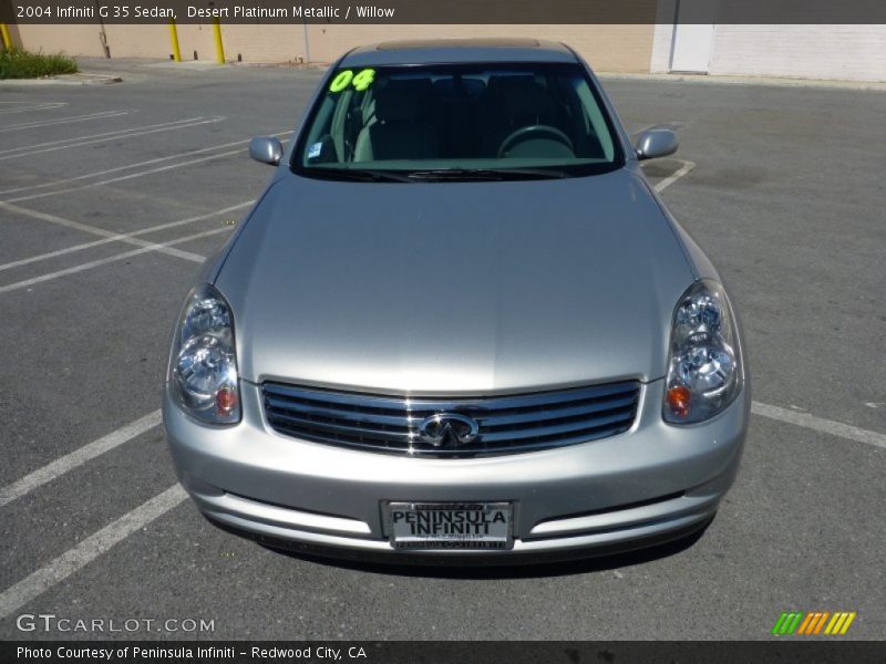 Desert Platinum Metallic / Willow 2004 Infiniti G 35 Sedan