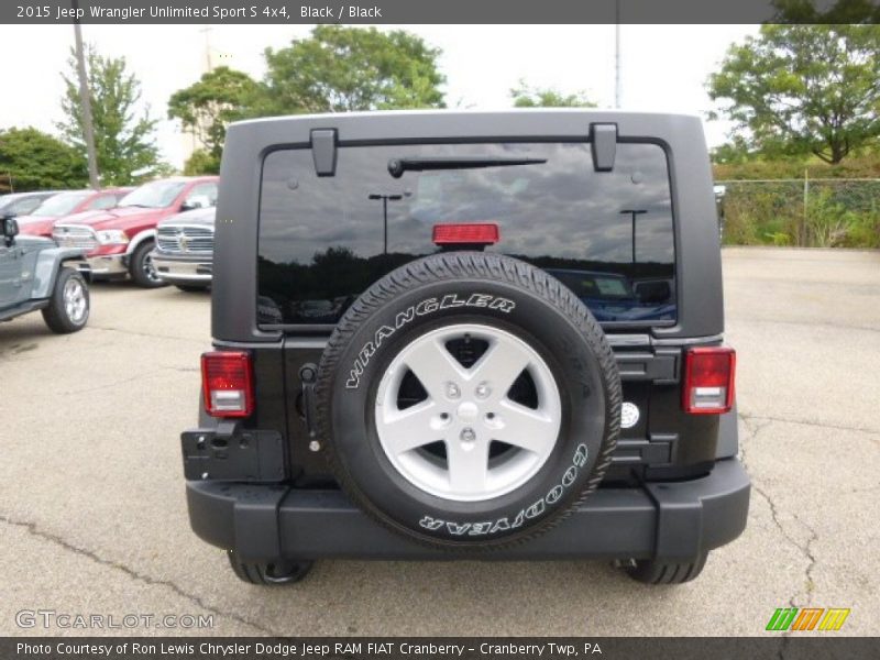 Black / Black 2015 Jeep Wrangler Unlimited Sport S 4x4