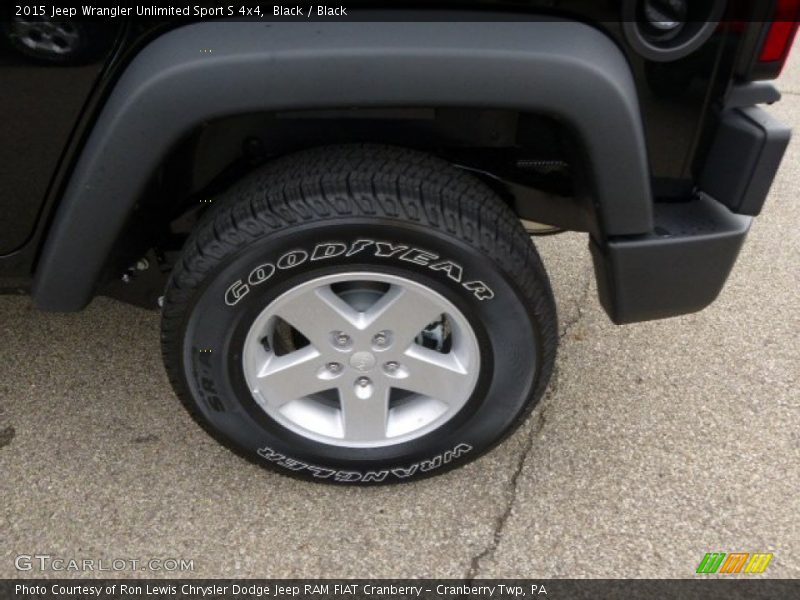 Black / Black 2015 Jeep Wrangler Unlimited Sport S 4x4