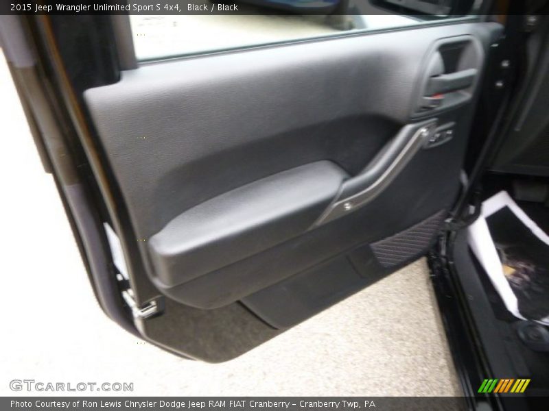 Black / Black 2015 Jeep Wrangler Unlimited Sport S 4x4