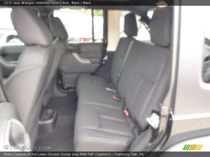 Black / Black 2015 Jeep Wrangler Unlimited Sport S 4x4