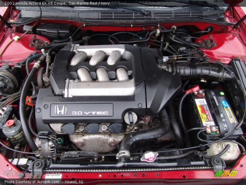  2001 Accord EX V6 Coupe Engine - 3.0L SOHC 24V VTEC V6