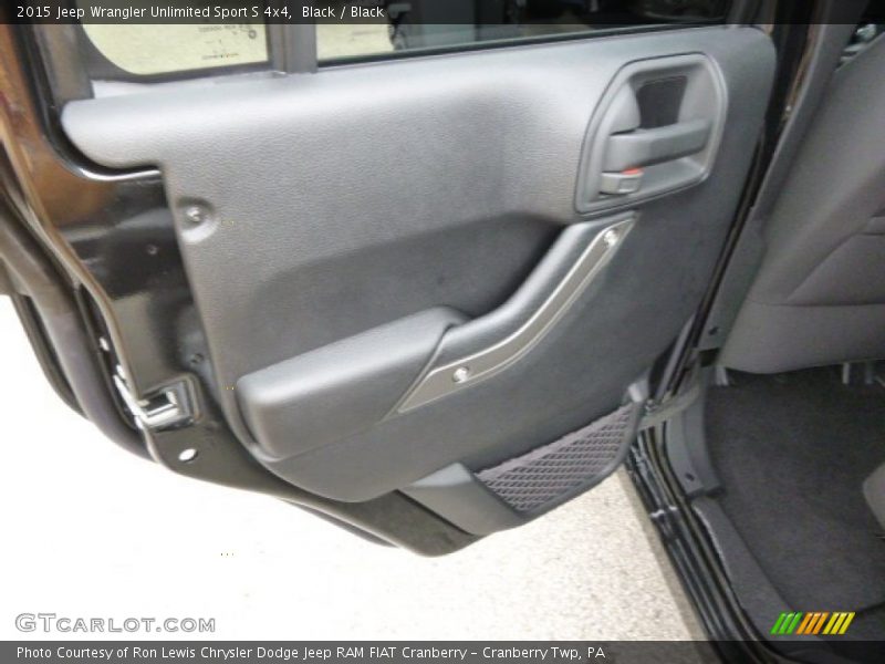 Black / Black 2015 Jeep Wrangler Unlimited Sport S 4x4