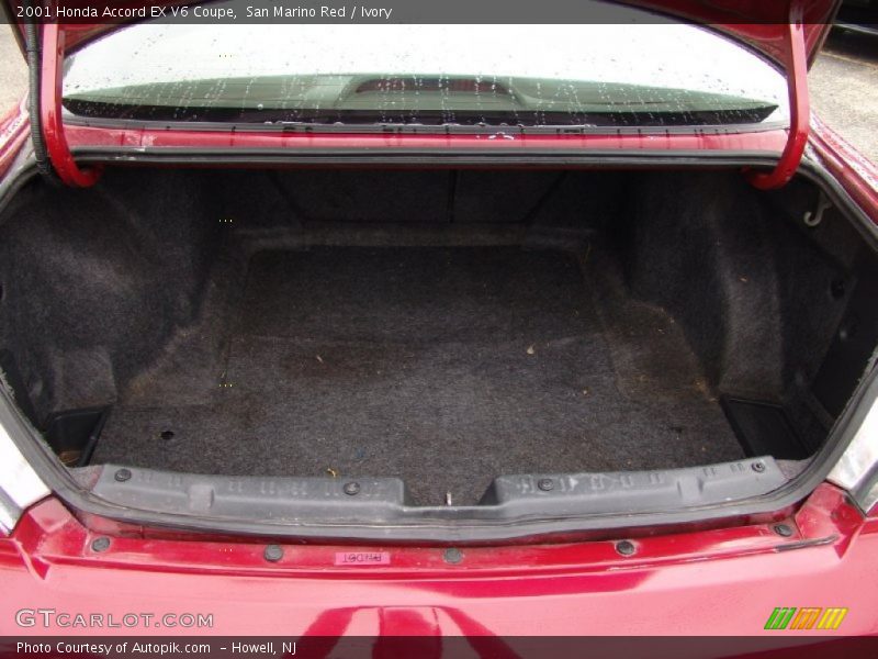  2001 Accord EX V6 Coupe Trunk