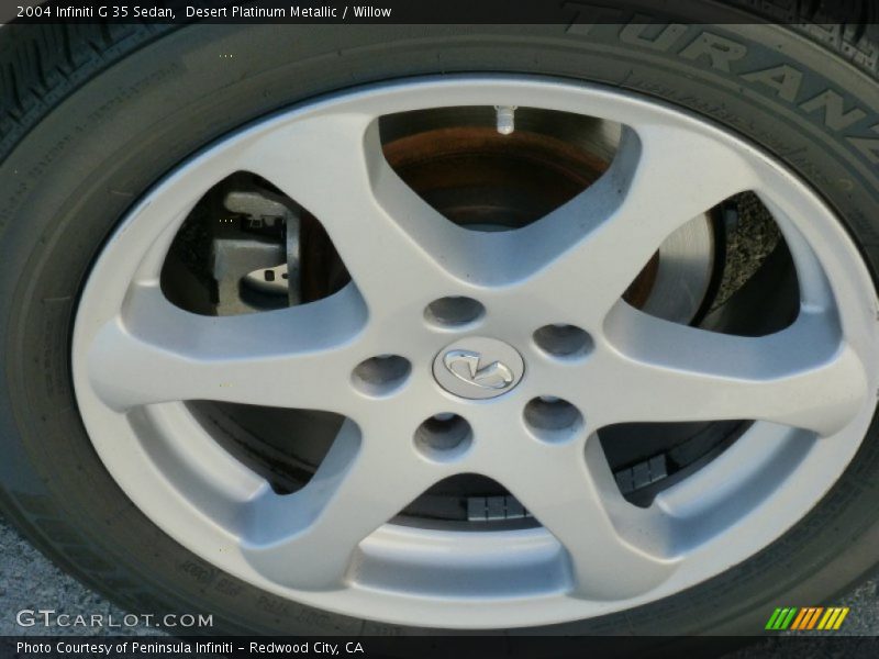 Desert Platinum Metallic / Willow 2004 Infiniti G 35 Sedan