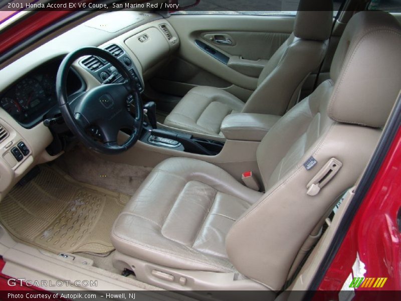  2001 Accord EX V6 Coupe Ivory Interior