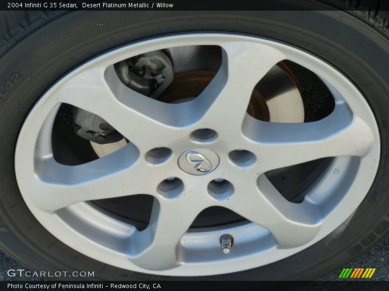 Desert Platinum Metallic / Willow 2004 Infiniti G 35 Sedan