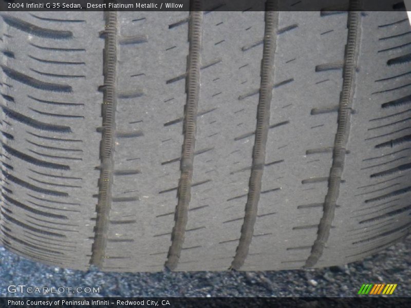 Desert Platinum Metallic / Willow 2004 Infiniti G 35 Sedan