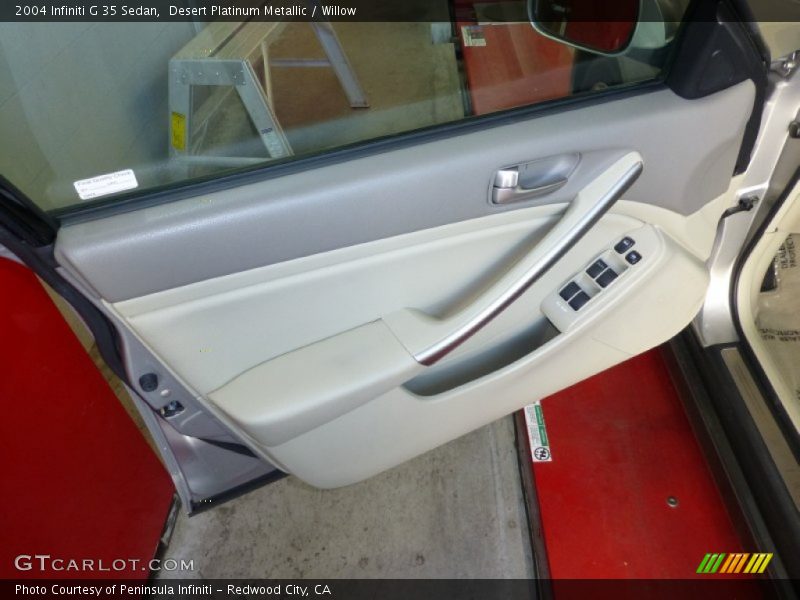 Desert Platinum Metallic / Willow 2004 Infiniti G 35 Sedan