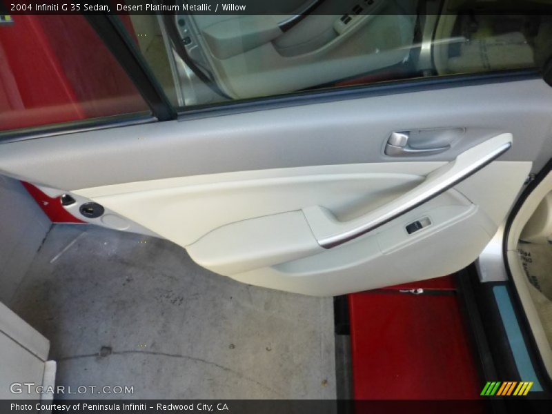 Desert Platinum Metallic / Willow 2004 Infiniti G 35 Sedan