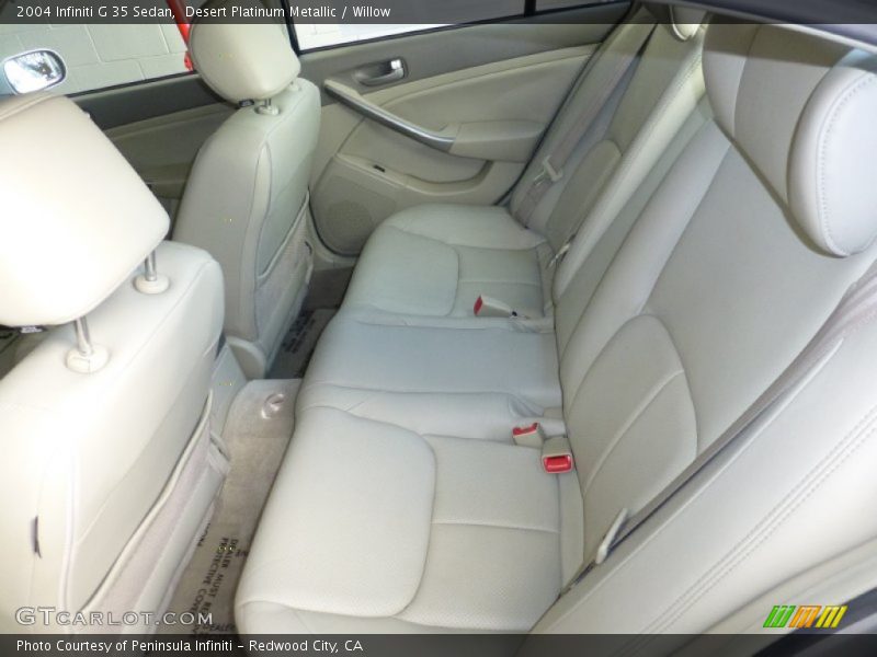 Desert Platinum Metallic / Willow 2004 Infiniti G 35 Sedan