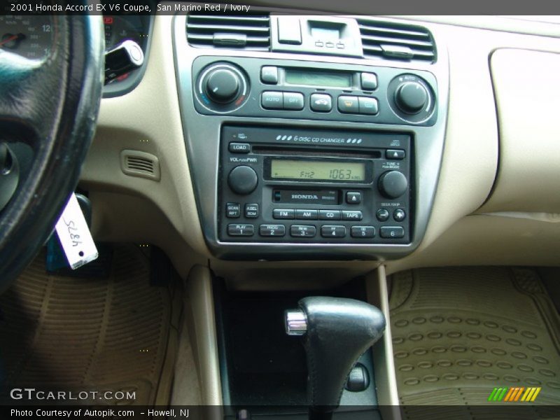 Controls of 2001 Accord EX V6 Coupe