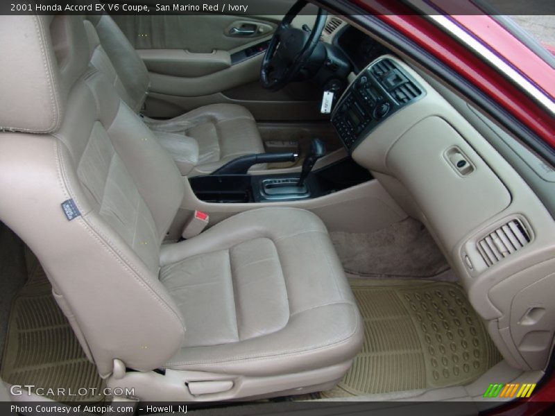 Front Seat of 2001 Accord EX V6 Coupe