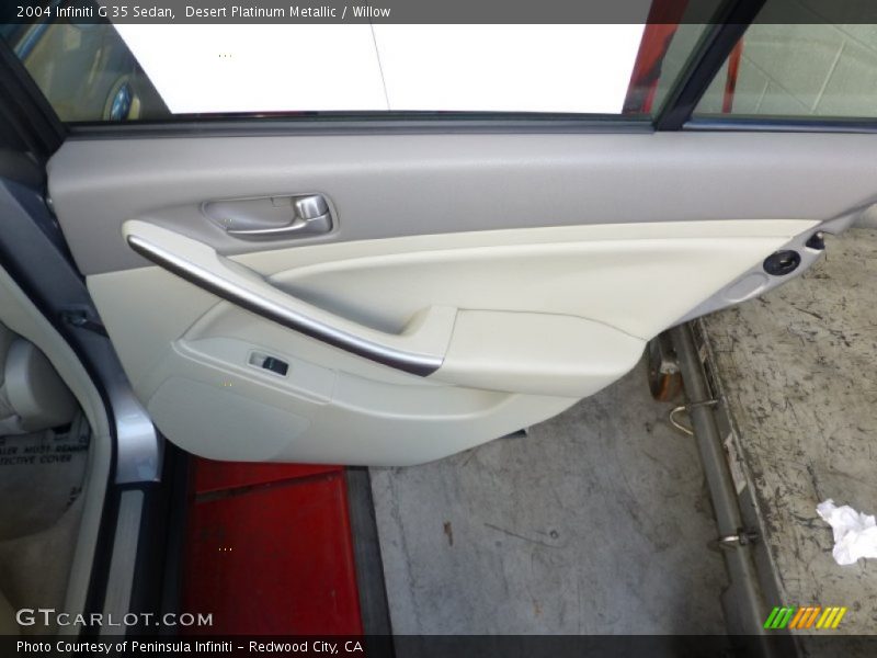 Desert Platinum Metallic / Willow 2004 Infiniti G 35 Sedan