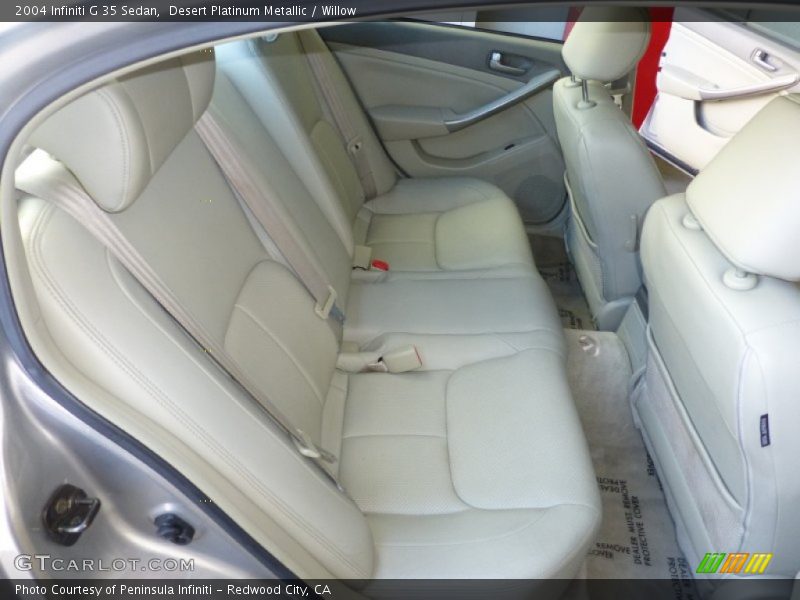 Desert Platinum Metallic / Willow 2004 Infiniti G 35 Sedan