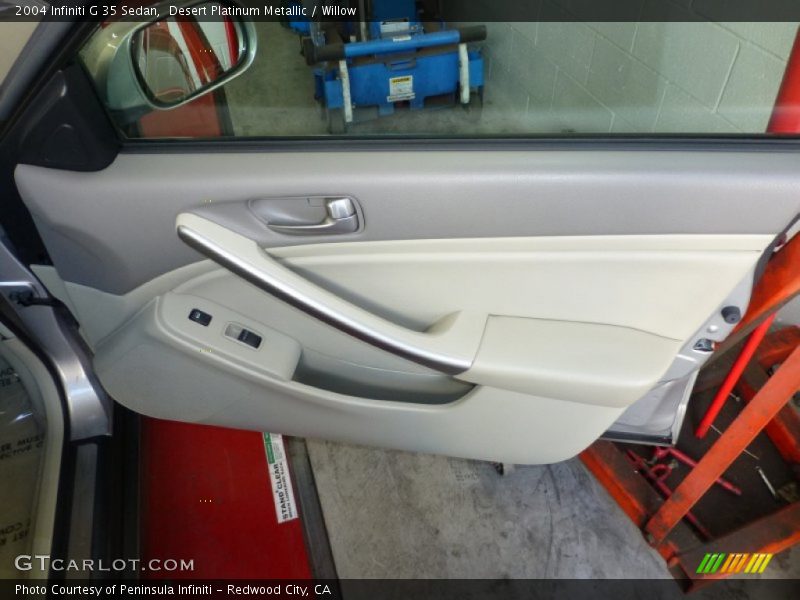 Desert Platinum Metallic / Willow 2004 Infiniti G 35 Sedan