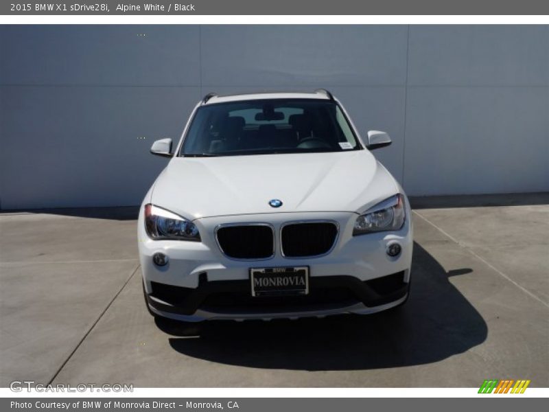 Alpine White / Black 2015 BMW X1 sDrive28i