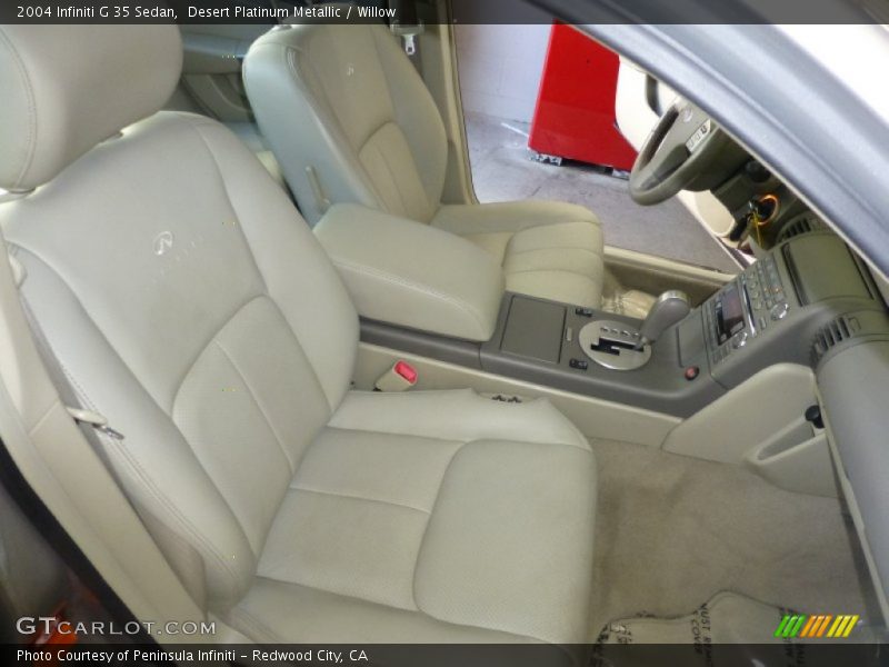 Desert Platinum Metallic / Willow 2004 Infiniti G 35 Sedan
