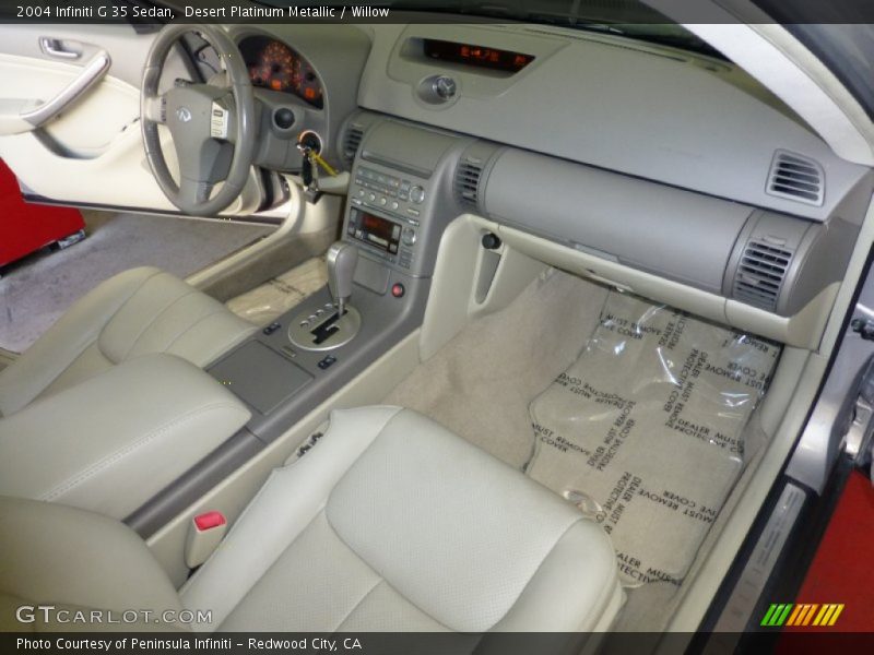 Desert Platinum Metallic / Willow 2004 Infiniti G 35 Sedan