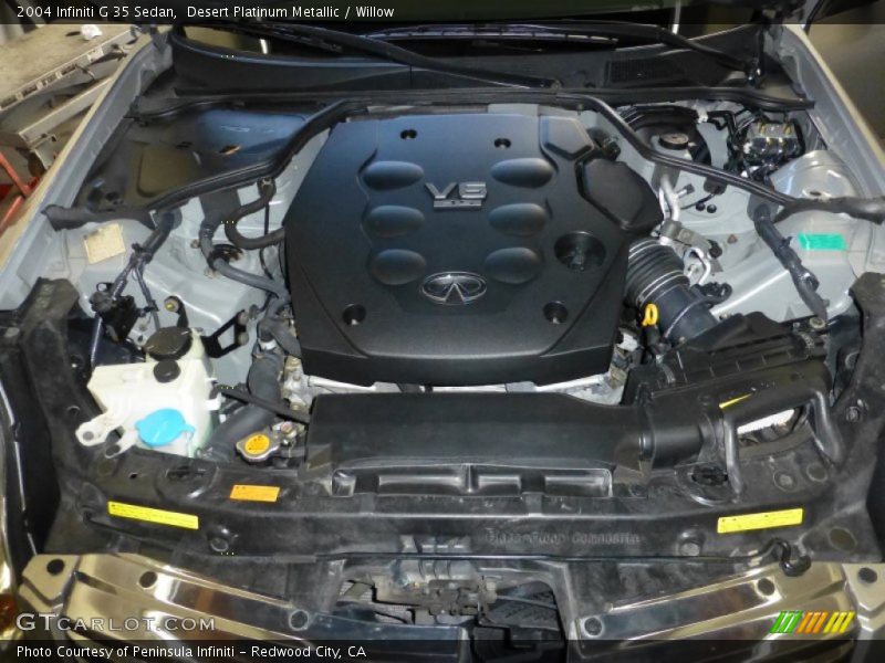 Desert Platinum Metallic / Willow 2004 Infiniti G 35 Sedan
