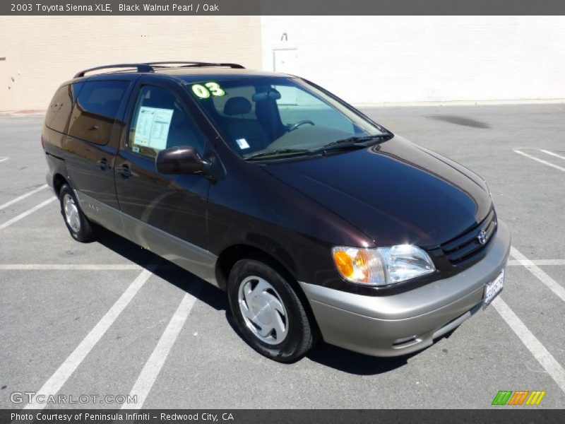 Black Walnut Pearl / Oak 2003 Toyota Sienna XLE