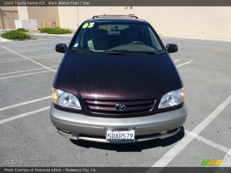 Black Walnut Pearl / Oak 2003 Toyota Sienna XLE