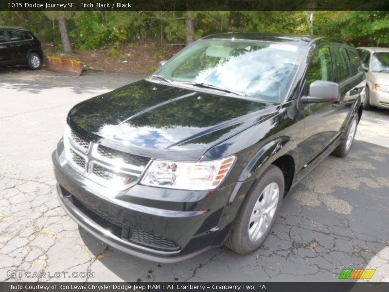 Pitch Black / Black 2015 Dodge Journey SE