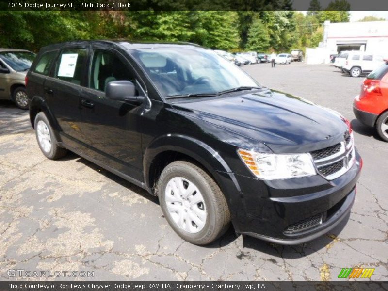 Pitch Black / Black 2015 Dodge Journey SE