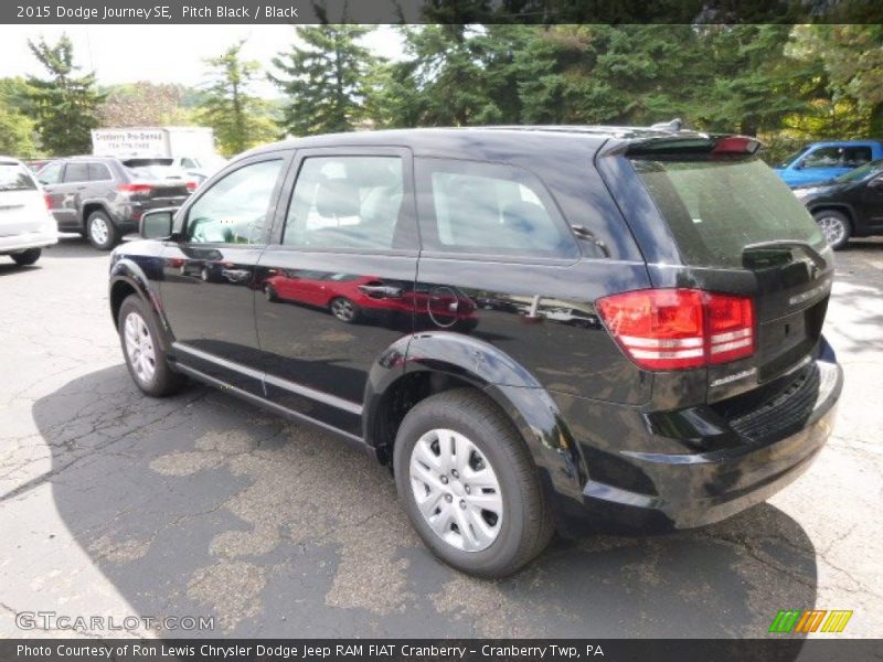Pitch Black / Black 2015 Dodge Journey SE