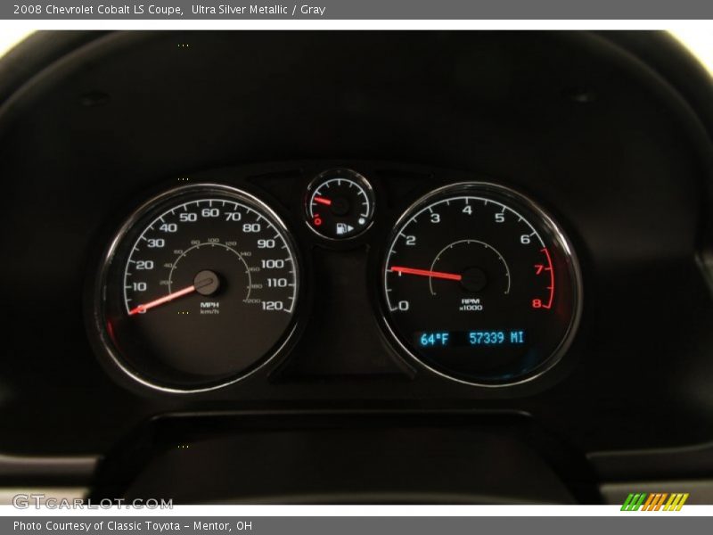 Ultra Silver Metallic / Gray 2008 Chevrolet Cobalt LS Coupe