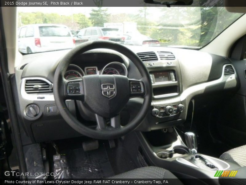 Pitch Black / Black 2015 Dodge Journey SE