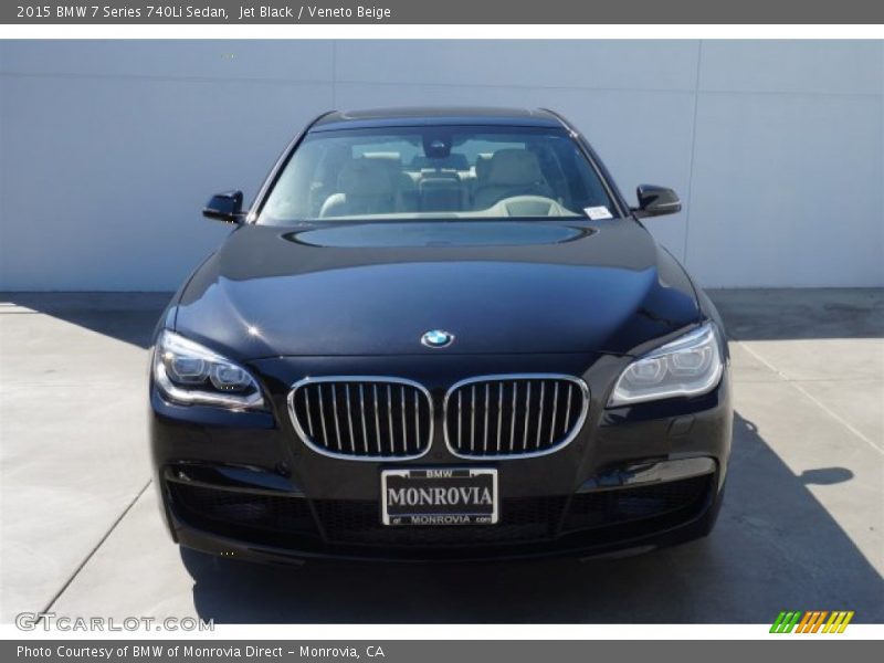 Jet Black / Veneto Beige 2015 BMW 7 Series 740Li Sedan