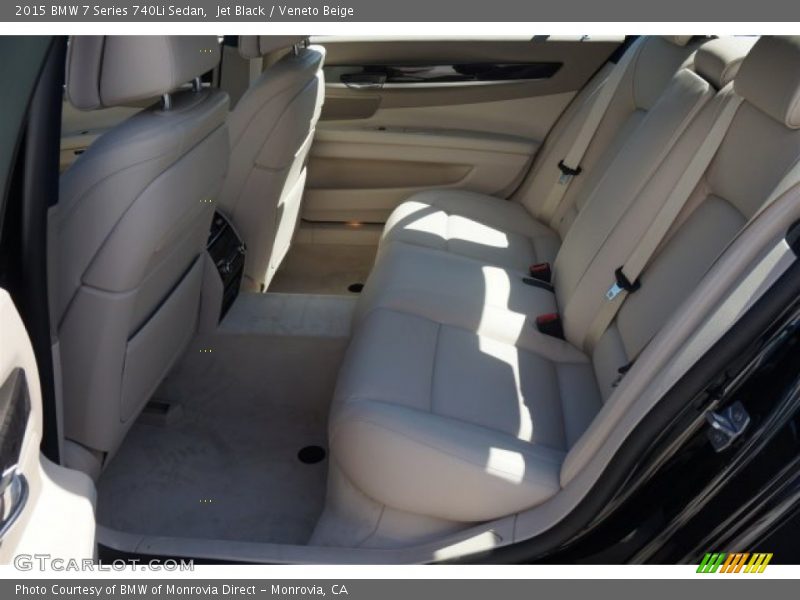 Jet Black / Veneto Beige 2015 BMW 7 Series 740Li Sedan