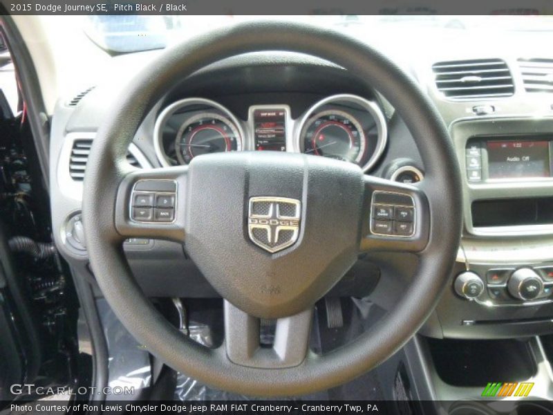 Pitch Black / Black 2015 Dodge Journey SE