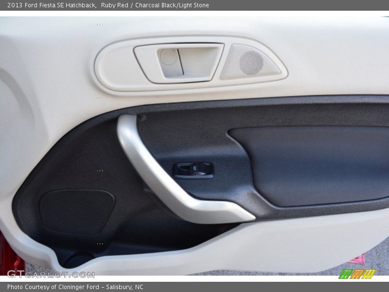 Ruby Red / Charcoal Black/Light Stone 2013 Ford Fiesta SE Hatchback