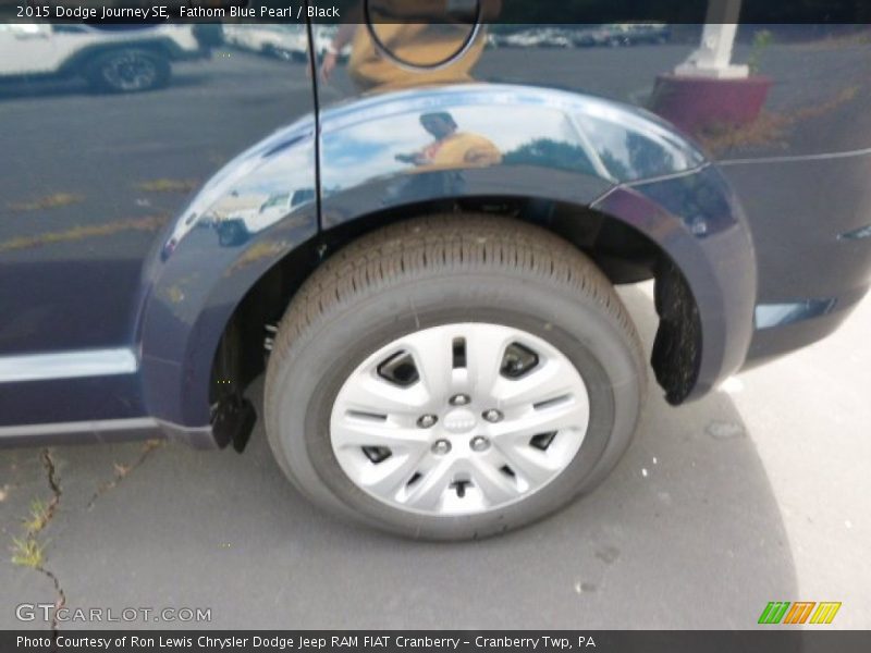 Fathom Blue Pearl / Black 2015 Dodge Journey SE