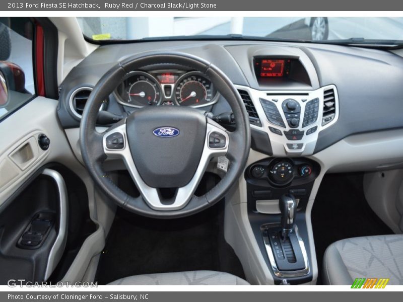 Ruby Red / Charcoal Black/Light Stone 2013 Ford Fiesta SE Hatchback