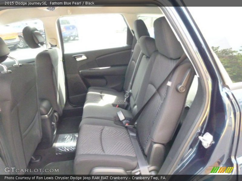 Fathom Blue Pearl / Black 2015 Dodge Journey SE