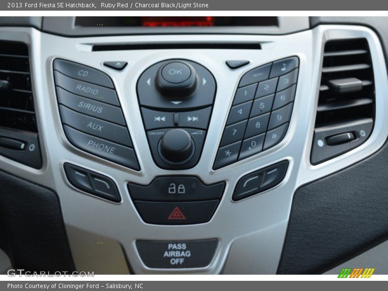 Ruby Red / Charcoal Black/Light Stone 2013 Ford Fiesta SE Hatchback