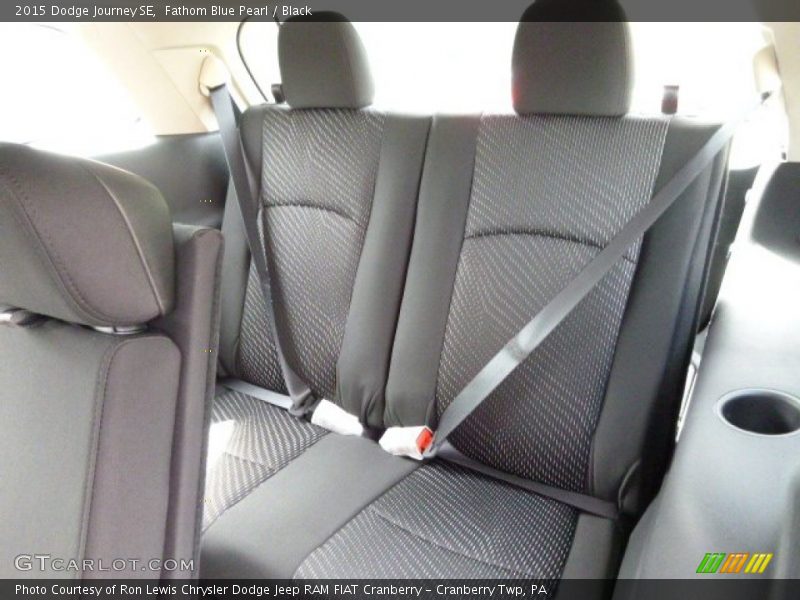 Fathom Blue Pearl / Black 2015 Dodge Journey SE